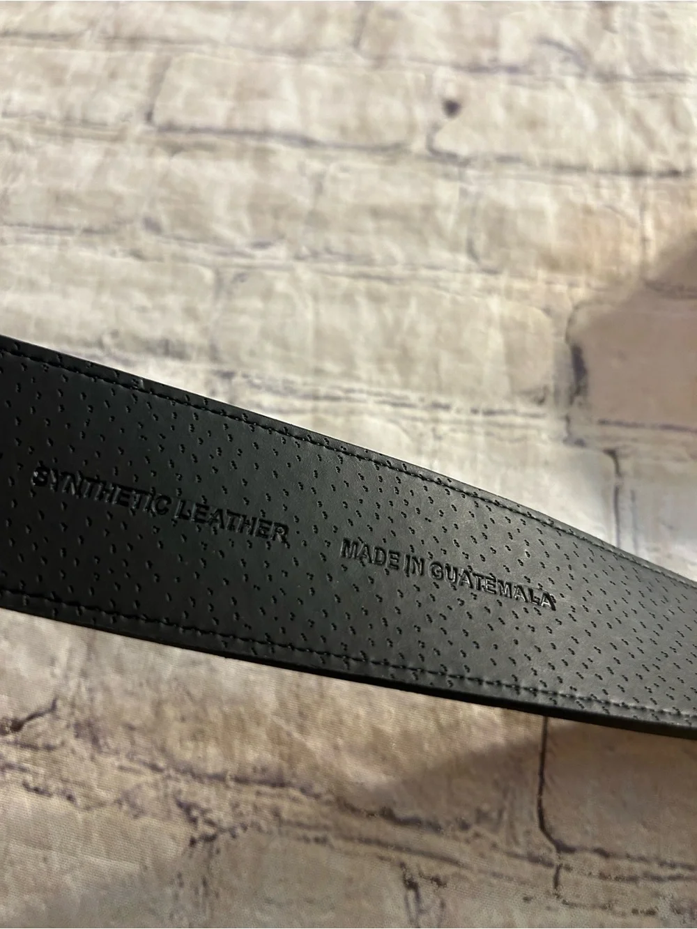 BANANA REPUBLIC VEGAN BLACK WITH TORTOISE SHELL BUCKLE & BLACK LEATHER BELTS